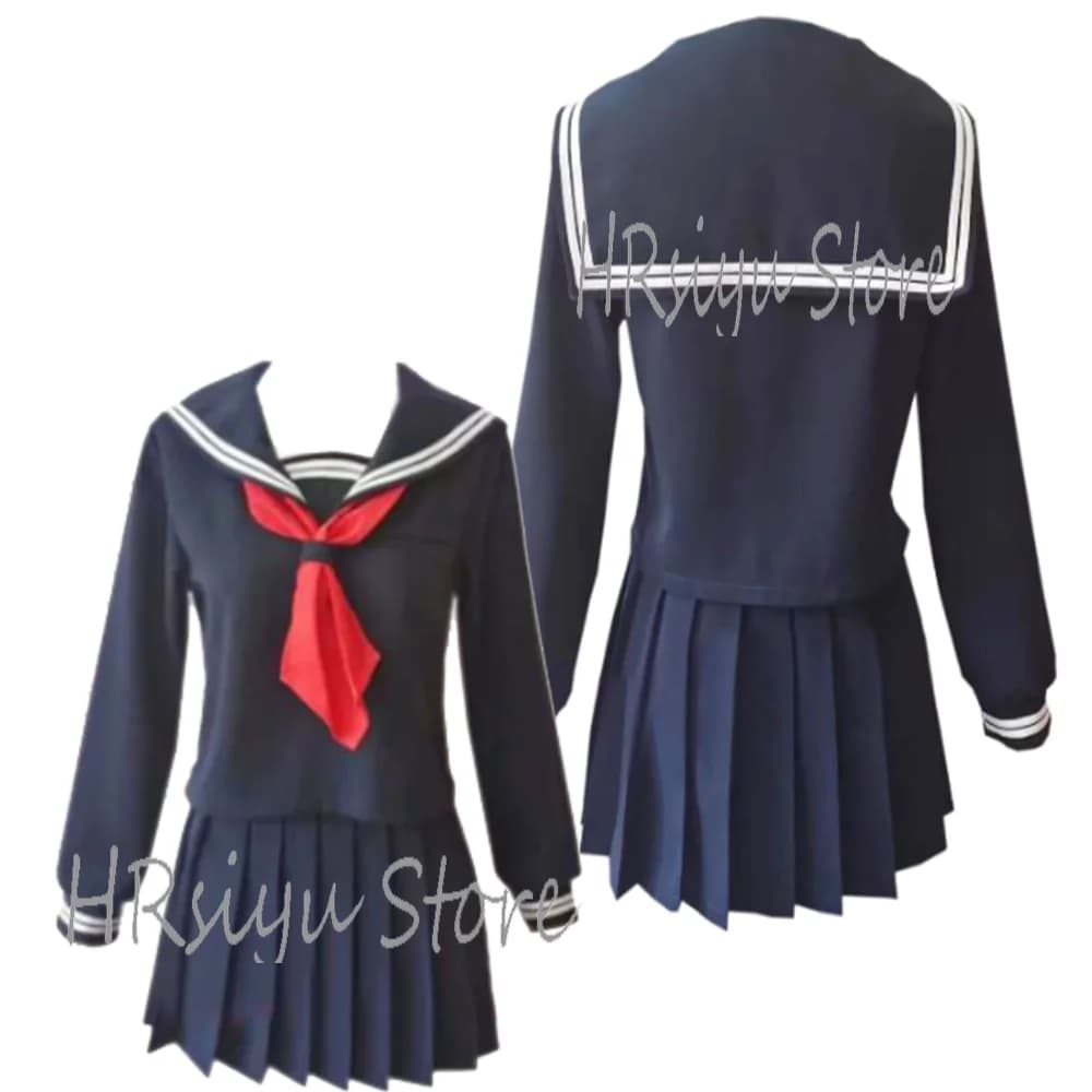 Costume da Cosplay di Kisaragi Saya, Uniforme da Marinaio, Abito da Donna per Halloween e Carnevale (Personalizzabile)