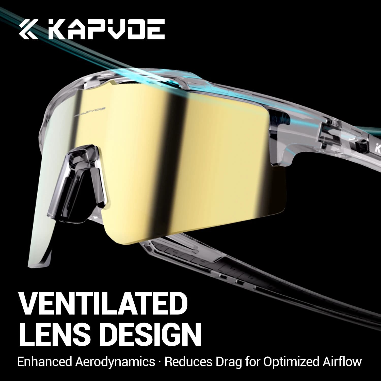 Kapvoe 3 lenti Occhiali da sole da sci Occhiali da neve Occhiali da ciclismo Fotocromatici MTB Equitazione Pattinaggio Occhiali da sole UV400 Uomo Donna Occhiali da bici