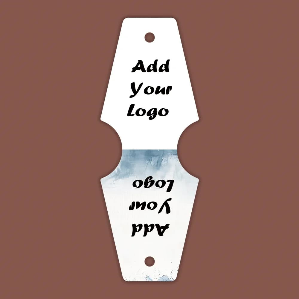 100 pezzi di logo personalizzato per imballaggio di gioielli, collana, etichetta, carta, personalizza il logo, braccialetto, etichetta, porta etichette, materiale per l'esposizione all'ingrosso