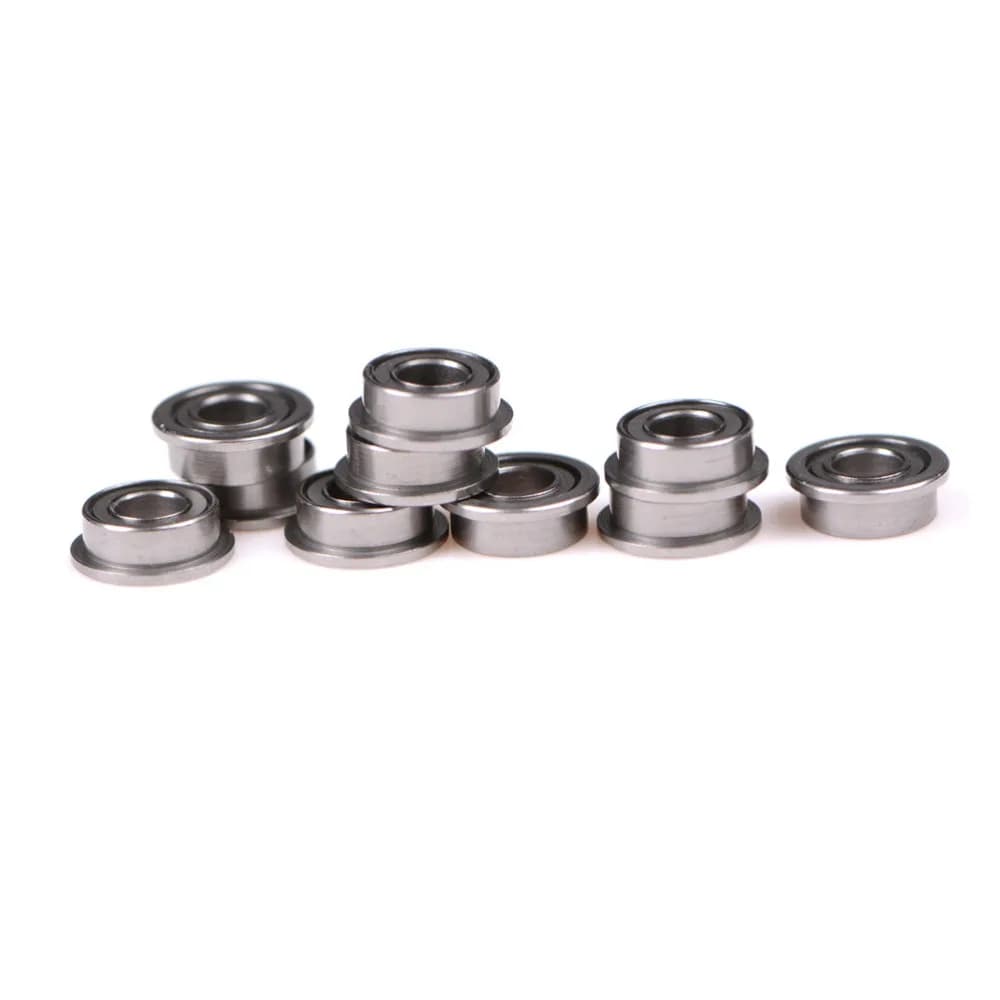 10 pz/lotto Qualità Nuovo MF63zz 3x6x2.5mm Metallo Doppia Schermatura In Miniatura Cuscinetti A Sfere Flangiati A Gola Profonda Per Stampante 3D