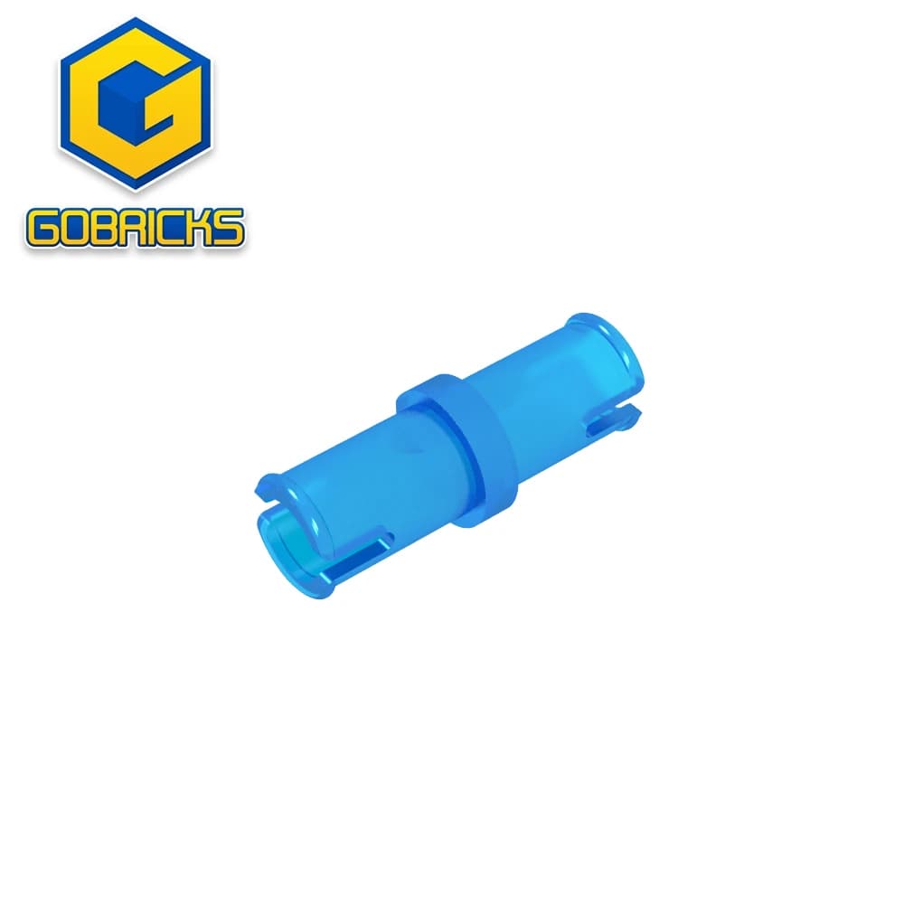 Gobricks GDS-2139 Perno tecnico con creste di attrito longitudinalmente senza slot centrali compatibile con parti LEGO Building Blocks