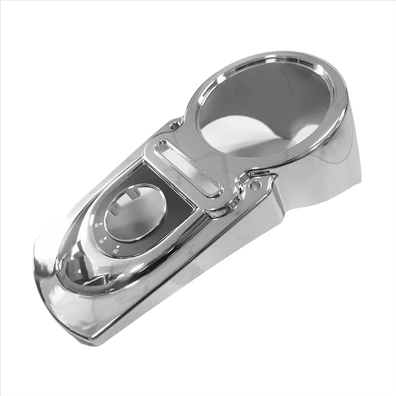 Copertura cromata per console cruscotto serbatoio carburante moto per pannello accessori moto Dyna Street Fat Bob Low Rider 2004-UP
