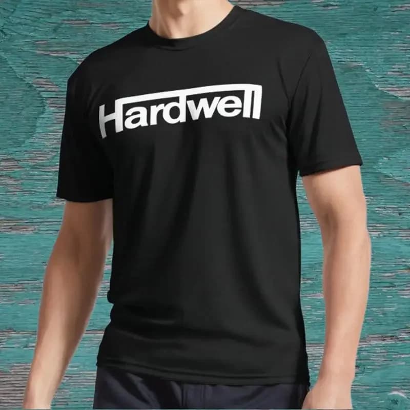 New Hardwell Logo Active T Shirt American Funny Size S to 5XL