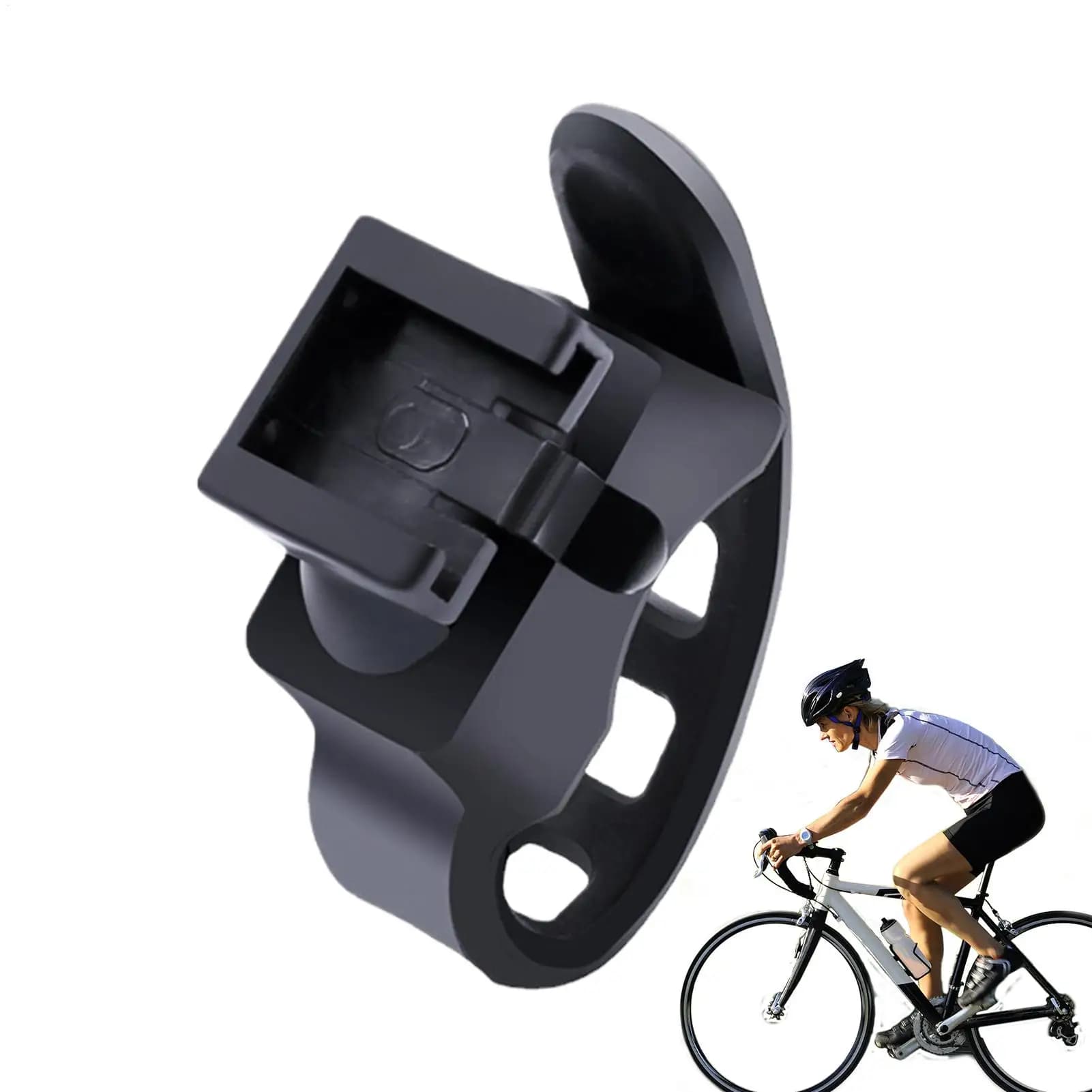 Supporto per luce da bicicletta, clip per fanale posteriore, fascia di montaggio in silicone, supporto fisso di ricambio per ciclismo all'aperto