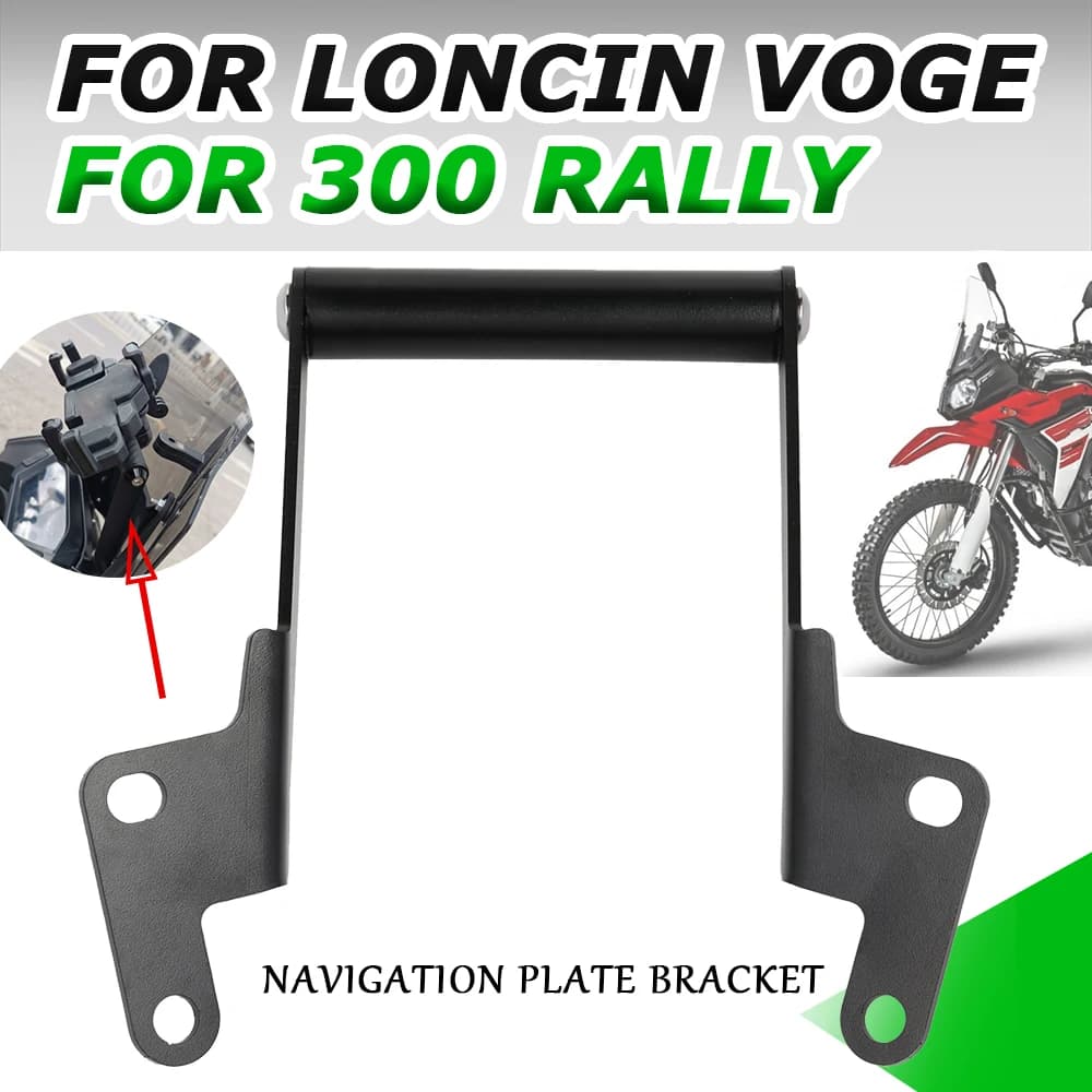 Per LONCIN Voge 300 Rally 300 Accessori Moto Supporto per supporto di navigazione Supporto per staffa per piastra GPS per telefono cellulare