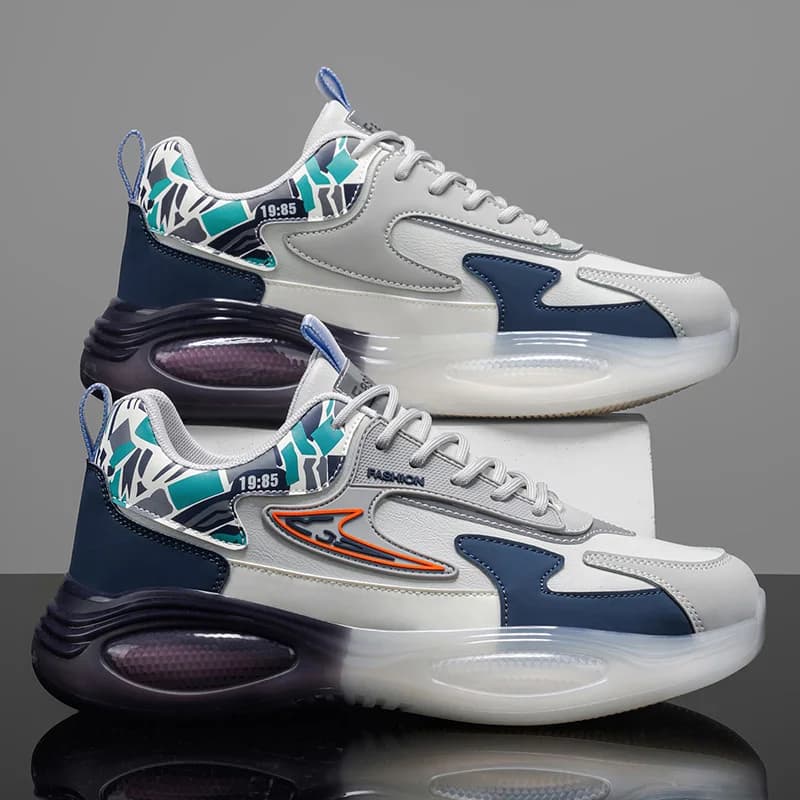 Sneakers casual traspiranti da uomo, estive, con suola morbida, comode, leggere, da corsa, da passeggio, per studenti, scarpe sportive veloci.