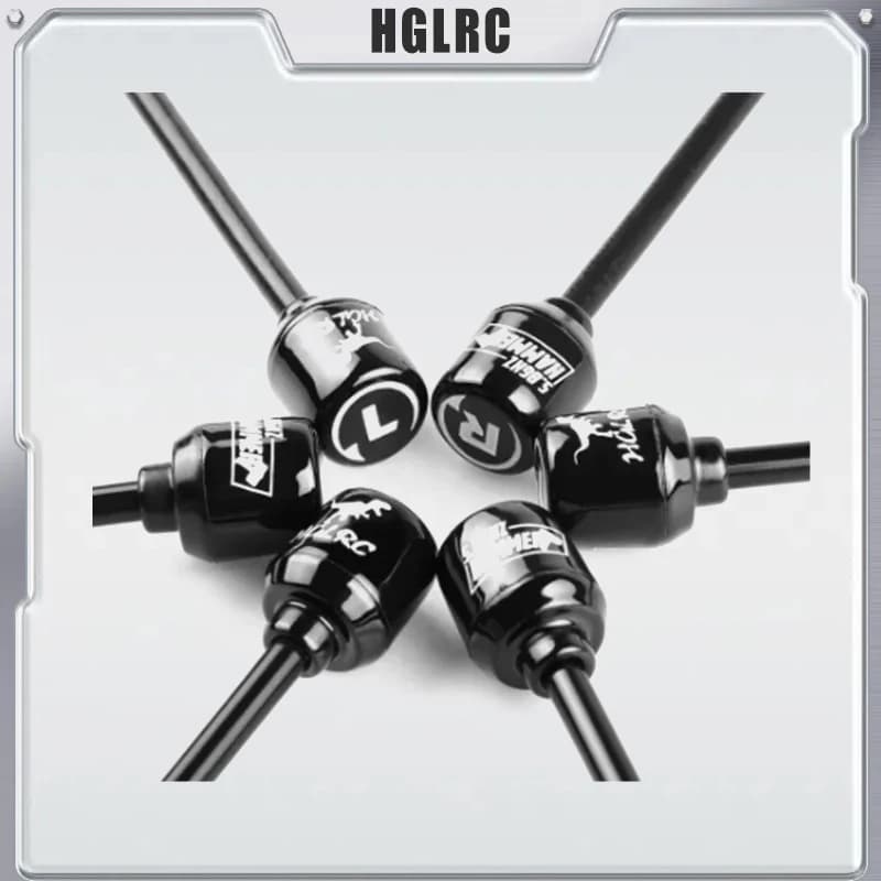 HGLRC Mini Antenna a Martello a Lungo Raggio Mini RHCP LHCP Spin SMA IPEX MMCX Angolo 5.8G 2.5dBi 135mm Per RC FPV Racing Drone