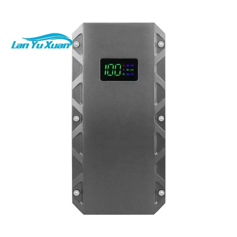 Avviatore portatile di salto del banco di potere di Tobys 2022 12000mah con l'avviamento dell'automobile di Lcd 12v