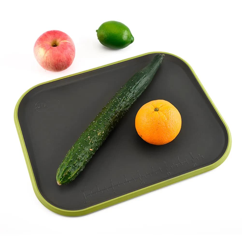 Tagliere Antiscivolo a Doppia Faccia Spesso per Carne, Verdure, Pesce, Impasto, Torte - Tagliere Premium in Plastica, Gadget da Cucina