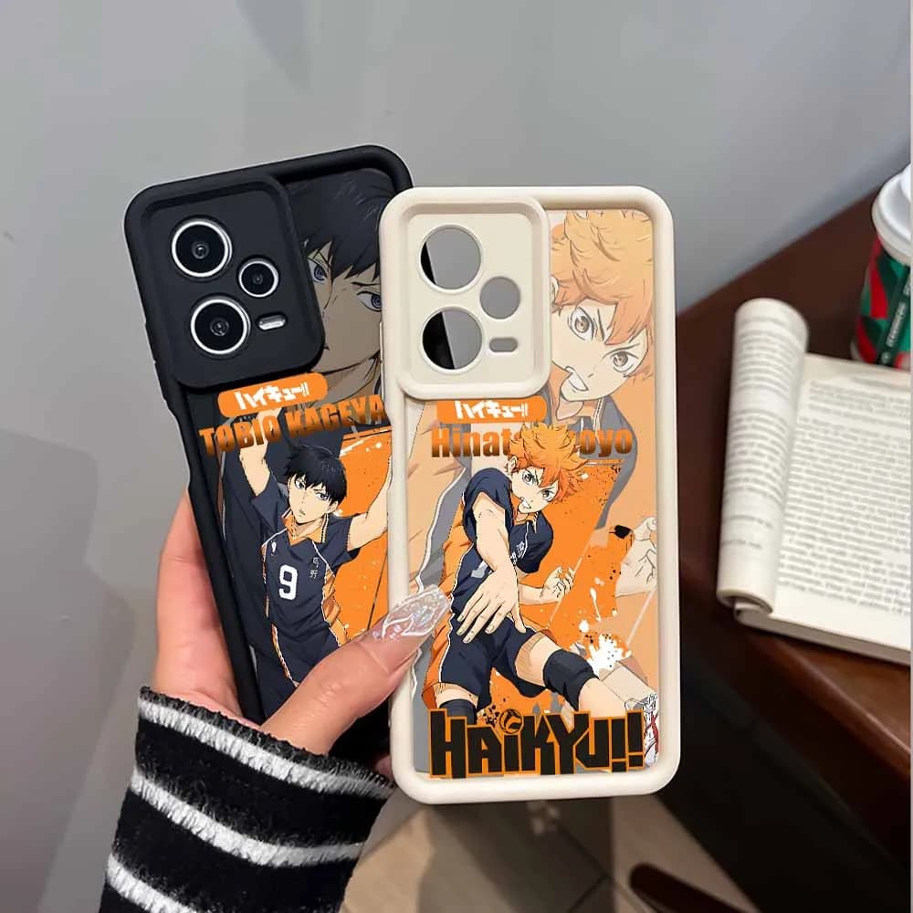 Cover per Telefono Haikyuu Volleyball Anime per Samsung A73 A72 A71 A70 A57 A56 A55 A54 A53 A52 A51 A37 A36 A35 A34 A33 A32 A25 A23 17