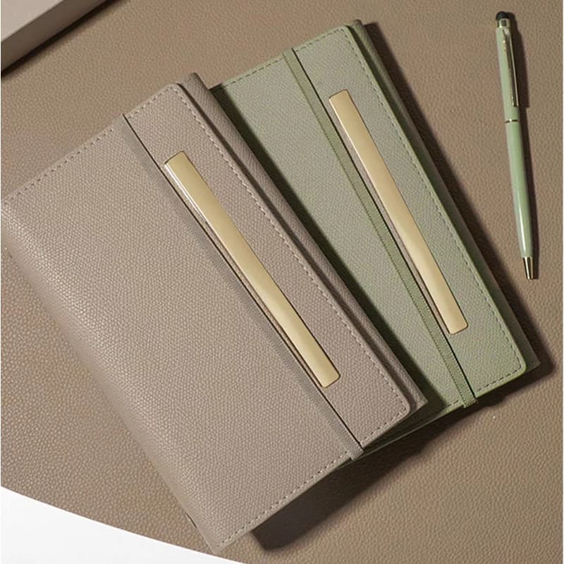 Quaderno con copertina rigida in pelle Pu A6 raccoglitore a fogli mobili diario Agenda Planner blocco note supporto per cancelleria scolastica personalizzato
