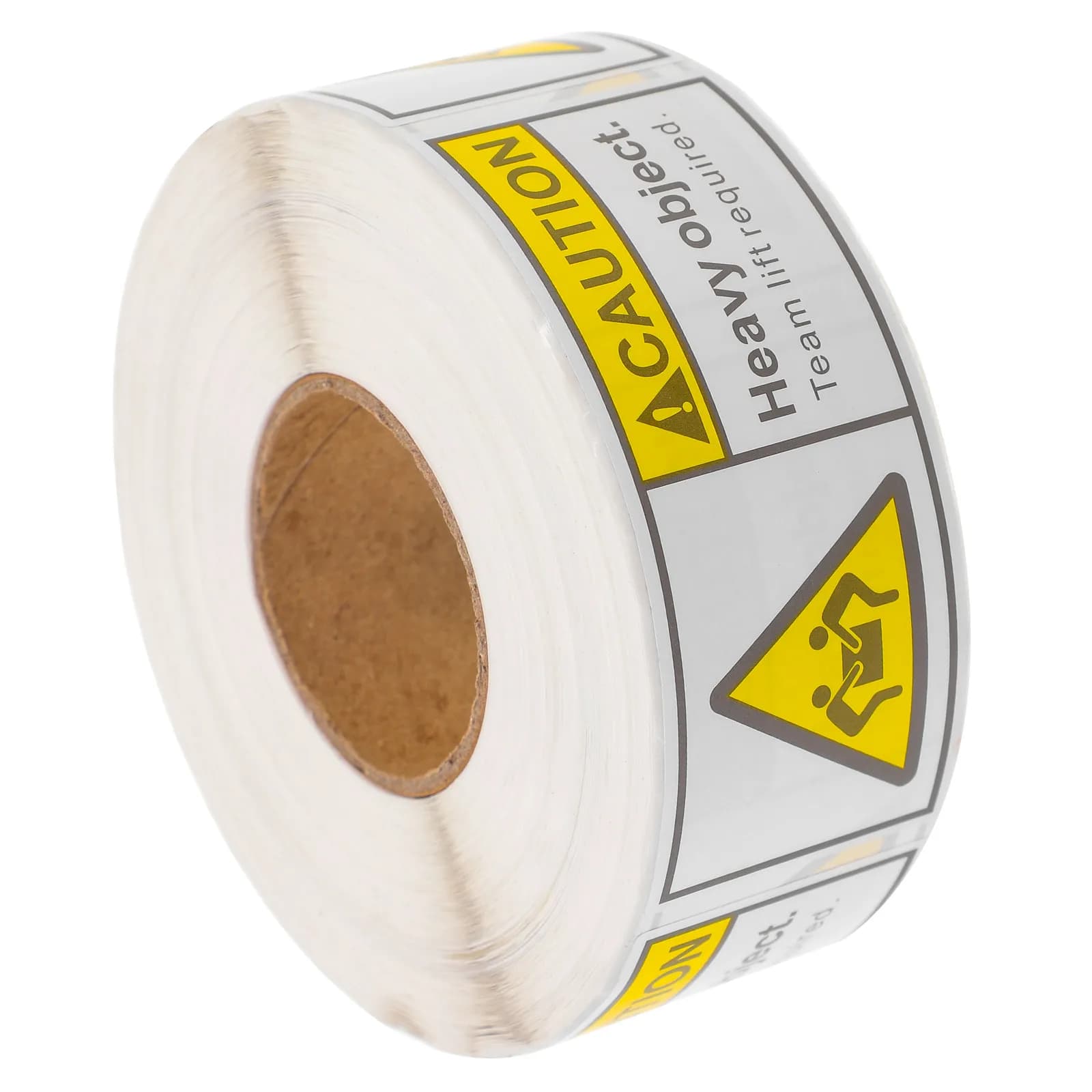 Heavy Object Warning Sticker Team Lift Shipping Label Strong Adhesion Caution Heavy Stickers for Logistics Packing and