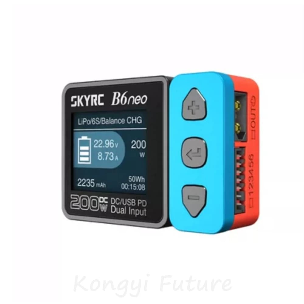 Caricabatterie e Scaricabatterie Intelligente SkyRC B6 Neo 200W per Batterie LiPo Li-ion 6S