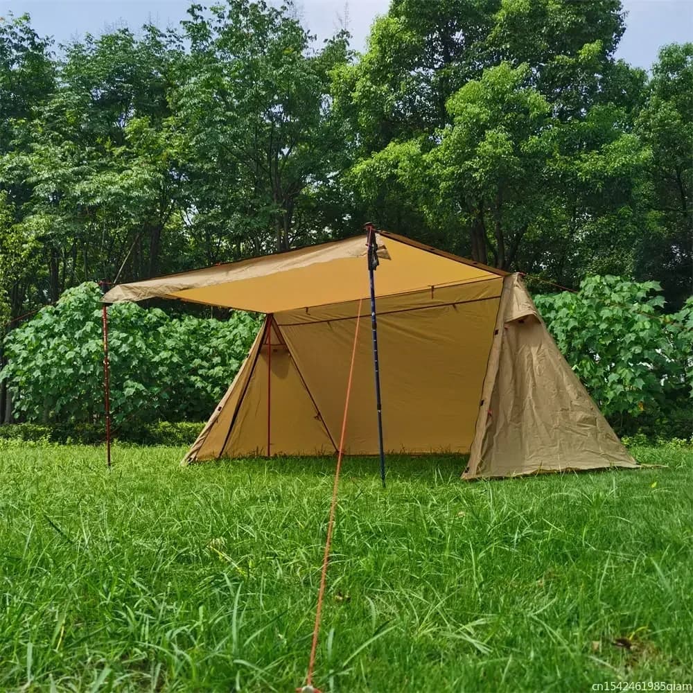 Ultralight 2 Person Camping Tent Shelter Awning Tent Survival Bungalow Tent Outdoor Camping Equipment