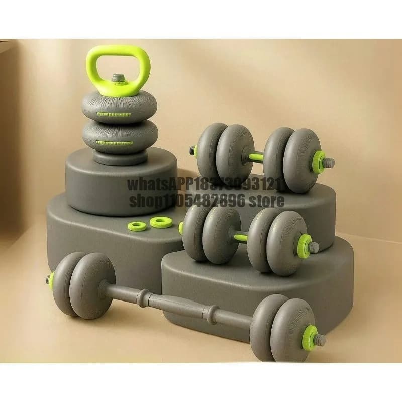 Soft Dumbbell Set Men's Fitness Adjustable Weight Barbell Kettlebell Women's Home Exercise Equipment