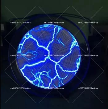 Battery Flash Disc 2.5 Inch Voice-activated Lightning Disc Auxiliary Lamp Cool Ornament Night Running Light Carry
