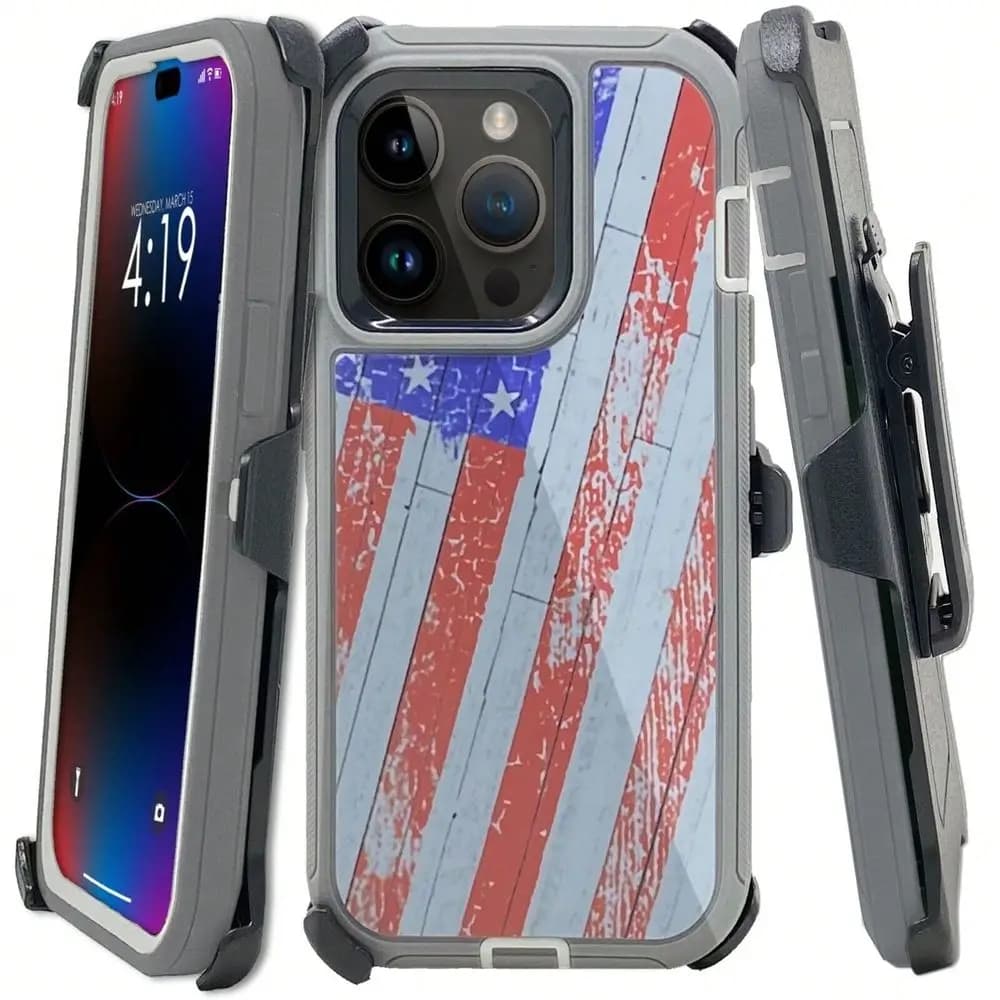 Shockproof Defender Phone Case Compatible With IPhone 17 16 15 14 13 12 11 Plus Pro Pro Max With Belt Clip