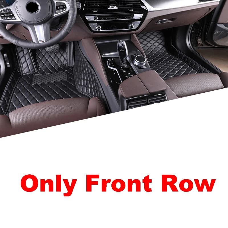 2 PCS Only Front Row Car Floor Mats for BMW 1 Series E81 2 Door E82 E87 E88 F20 4 Door Car Accessories Carpet