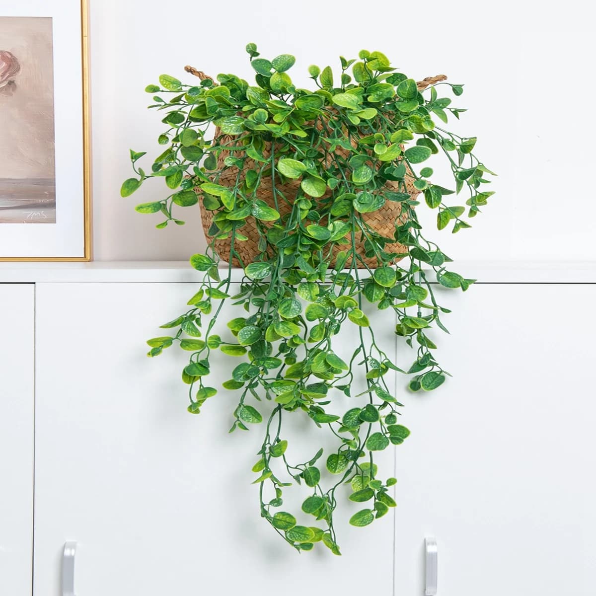 Artificial Ivy Plant Plastic Leaf Wedding Festival Home Room Balcony Garden Party Desk Decoration Supply Garden Hot Sale Outdoor