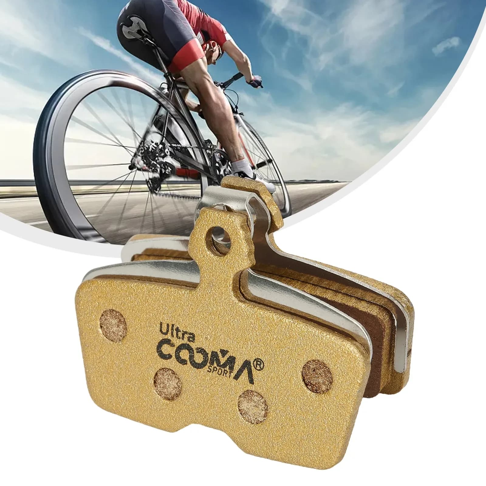 High Quality Practical Disc Brake Pads Parts For-SRAM Bicycle Code R 2011 High Density Strong Water-Resistance