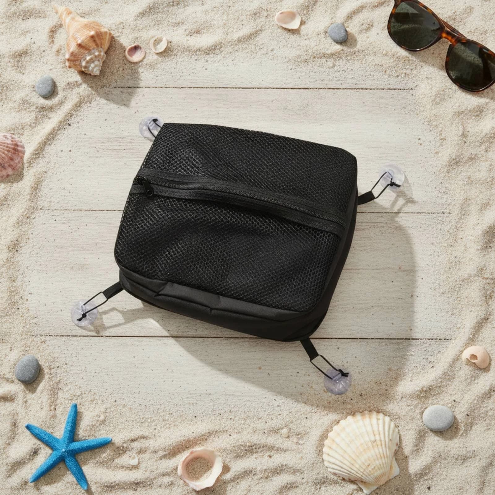 Mesh Top Board Bag Oxford Cloth Soft Sided Paddle Board Bag with Suction Cups for Kayak and SUP Touring