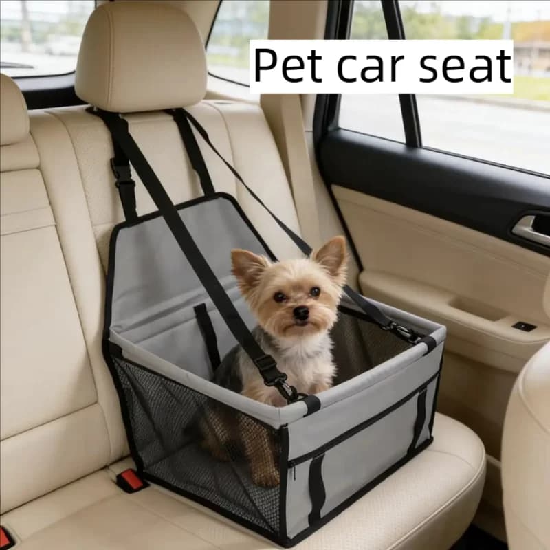 Travel Dog Car Seat Cover Waterproof Pet Dog Carriers Bag Cat Transport Hammock Dog Car Seat Basket for Small Medium Dogs