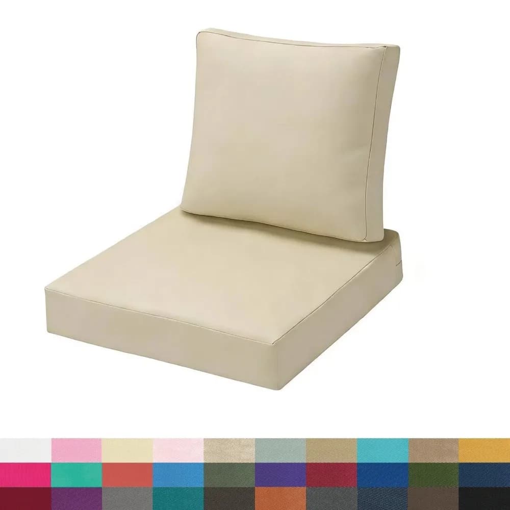 Set di Cuscini Impermeabili Personalizzati per Sedute/Schienali, Cuscini per Sedie, Divani, Panche, Cuscini Decorativi per Patio, Schienali, Giardino, Davanzali