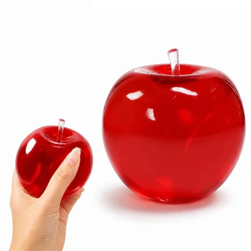 New Pink Green Red Apple Squishy Soft Slow Rising Squeeze Toys Sensory Fidget ADHD Relieve Anxiety Stress Relief For Kids Adults