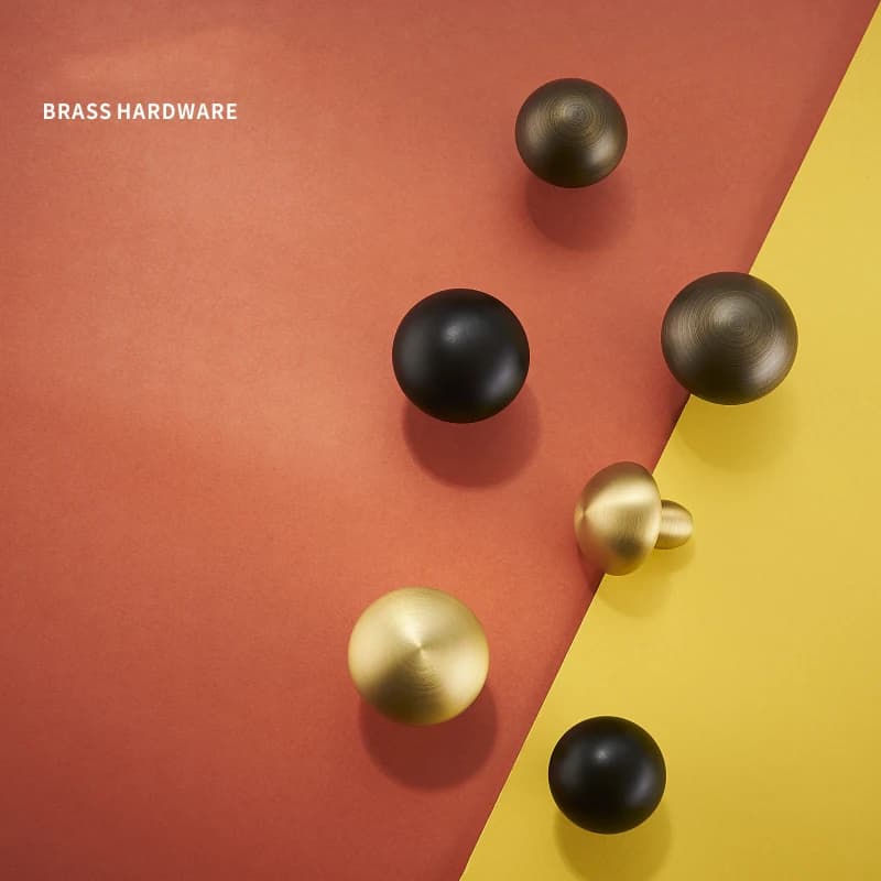 Maniglie in ottone a forma di fungo, simpatiche, per armadi, cassettiere, credenze e mobili per la cameretta dei bambini