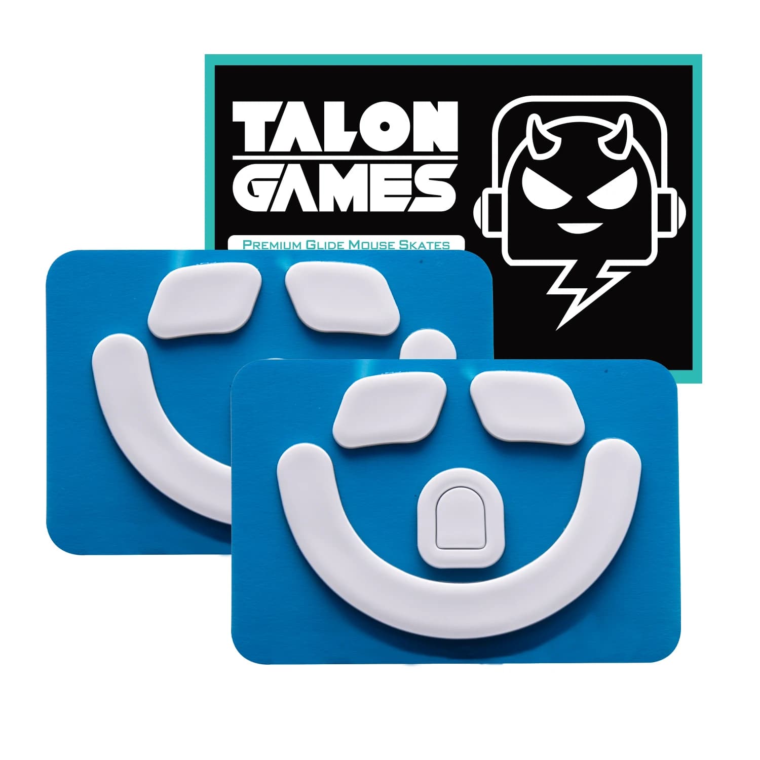 TALONGAMES Pattini per mouse per Razer Viper V3 HYPERSPEED Wireless ICE, versione ICE, cuscinetti di ricambio per pattini di scorrimento, 2 set di adesivi bianchi per mouse