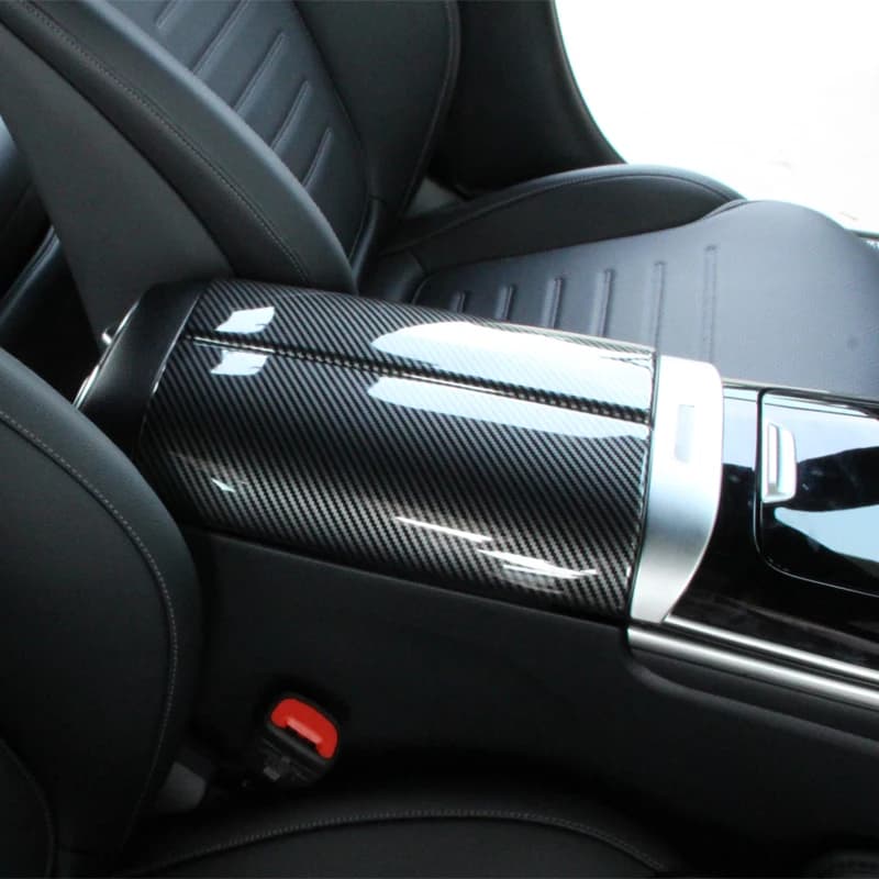 For Mercedes Benz Class C W206 C200 C220 C260 C300 2022 + ABS Accessories Auto Console Central Riordino Armrest Box Coating Panel