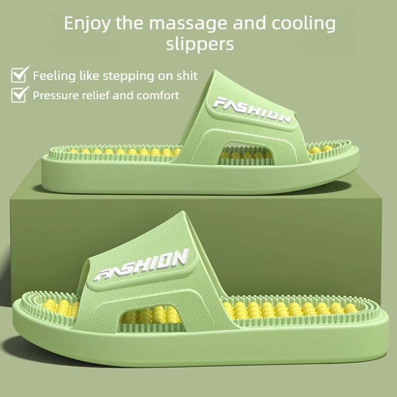 Massage slippers for Agopressione Donna Uomo, Soft EVA Anti-slip Ergonomics for Reflection, for Home, Bathroom, Interior and Exterior