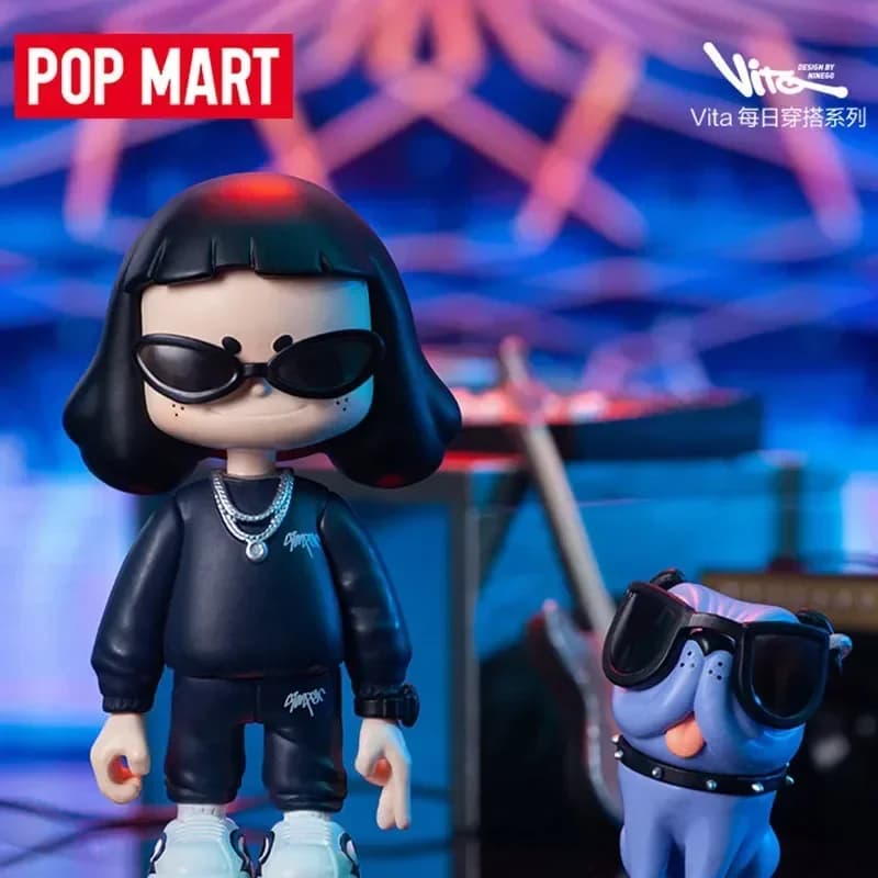 Popmart Vita Serie di abbigliamento quotidiano Scatola cieca Guess Bag Scatola misteriosa Giocattoli Bambola Figura anime carina Ornamenti per il desktop Collezione regalo