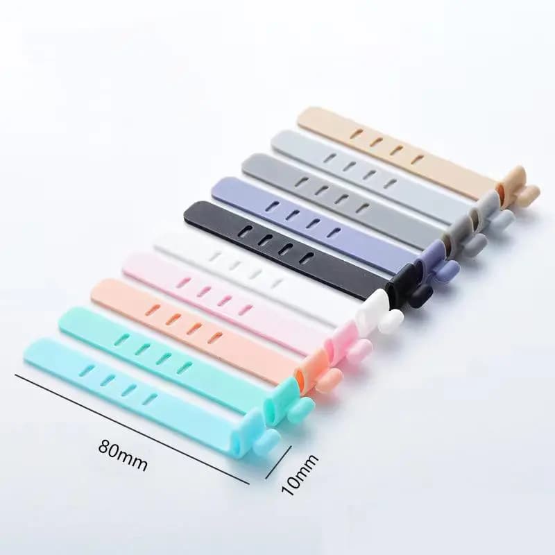 20 Pezzi Organizzatori in Silicone per Cavi, Clip per Auricolari, Fibbie per Gestione Cavi di Ricarica Telefono, Supporti per Cavi