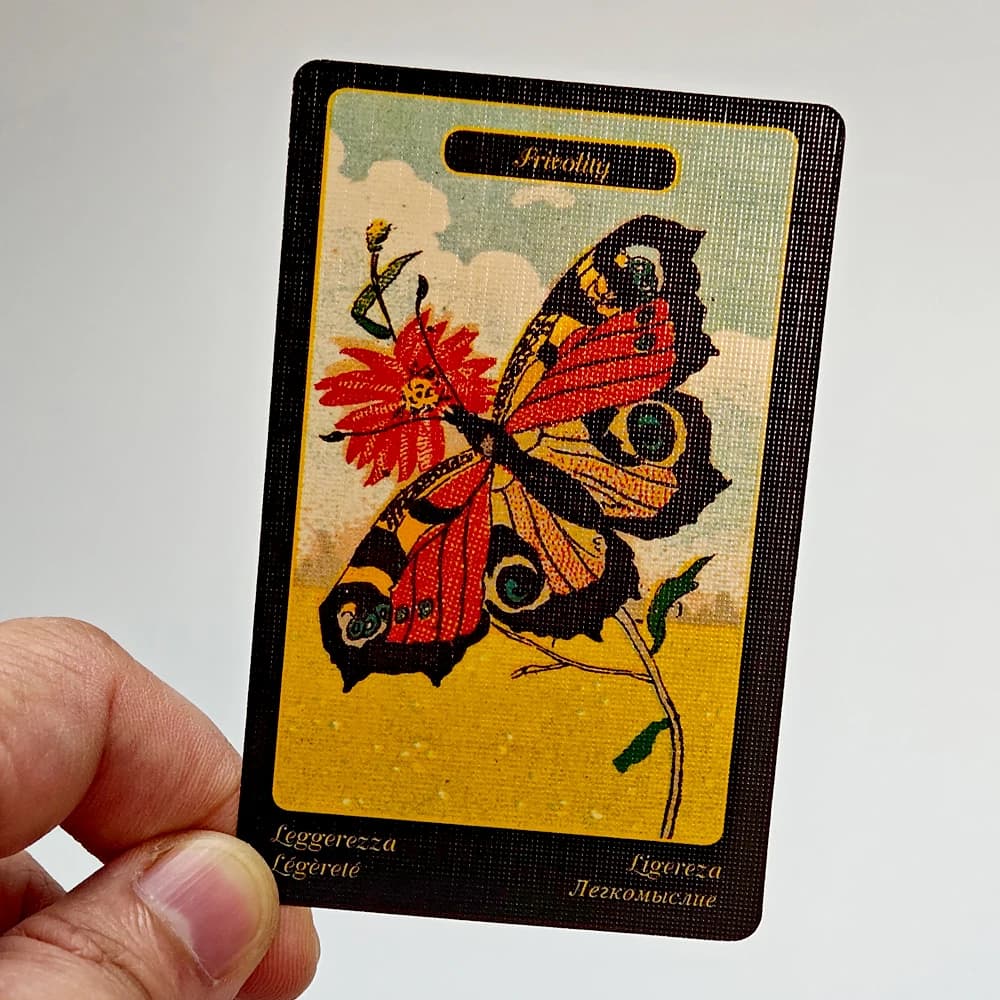 Gypsy Oracle Deck Edizione inglese e spagnola Stampata su cartoncino bifacciale 350GSM 52 pezzi di carte Oracle 9*6 cm