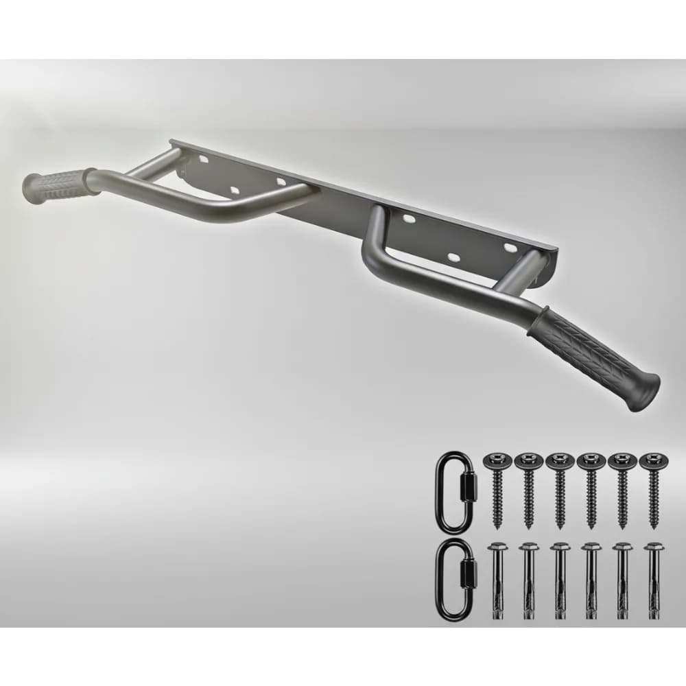 Wall mounted durable traction bar, multifunctional traction bar, portable fitness door bar for gym workout at home