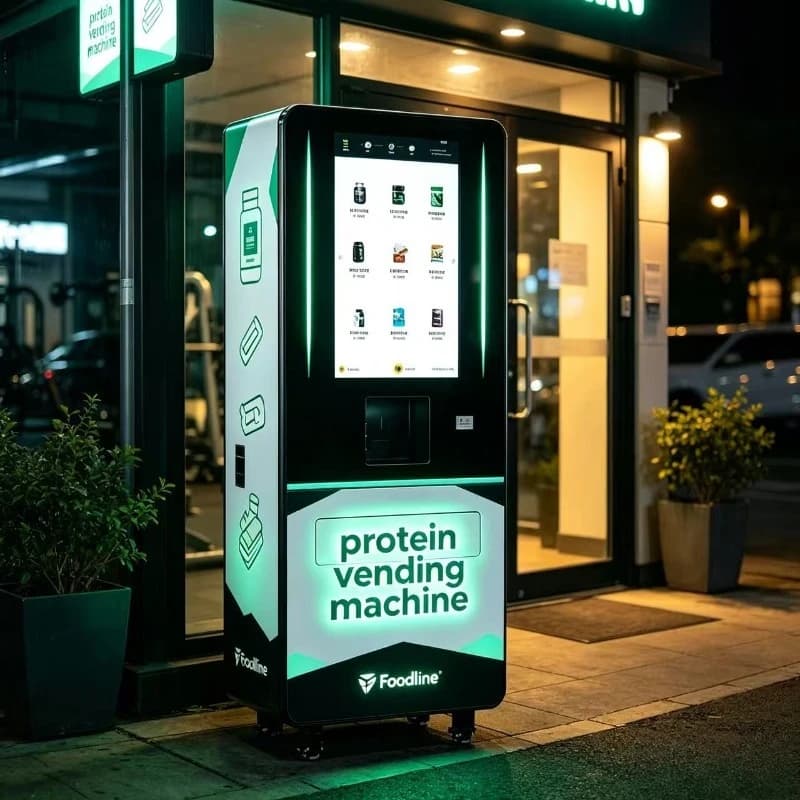 24 Hours Self-service Gym Nutrition Vending Machine Cashless Payment Protein Powder Vendor