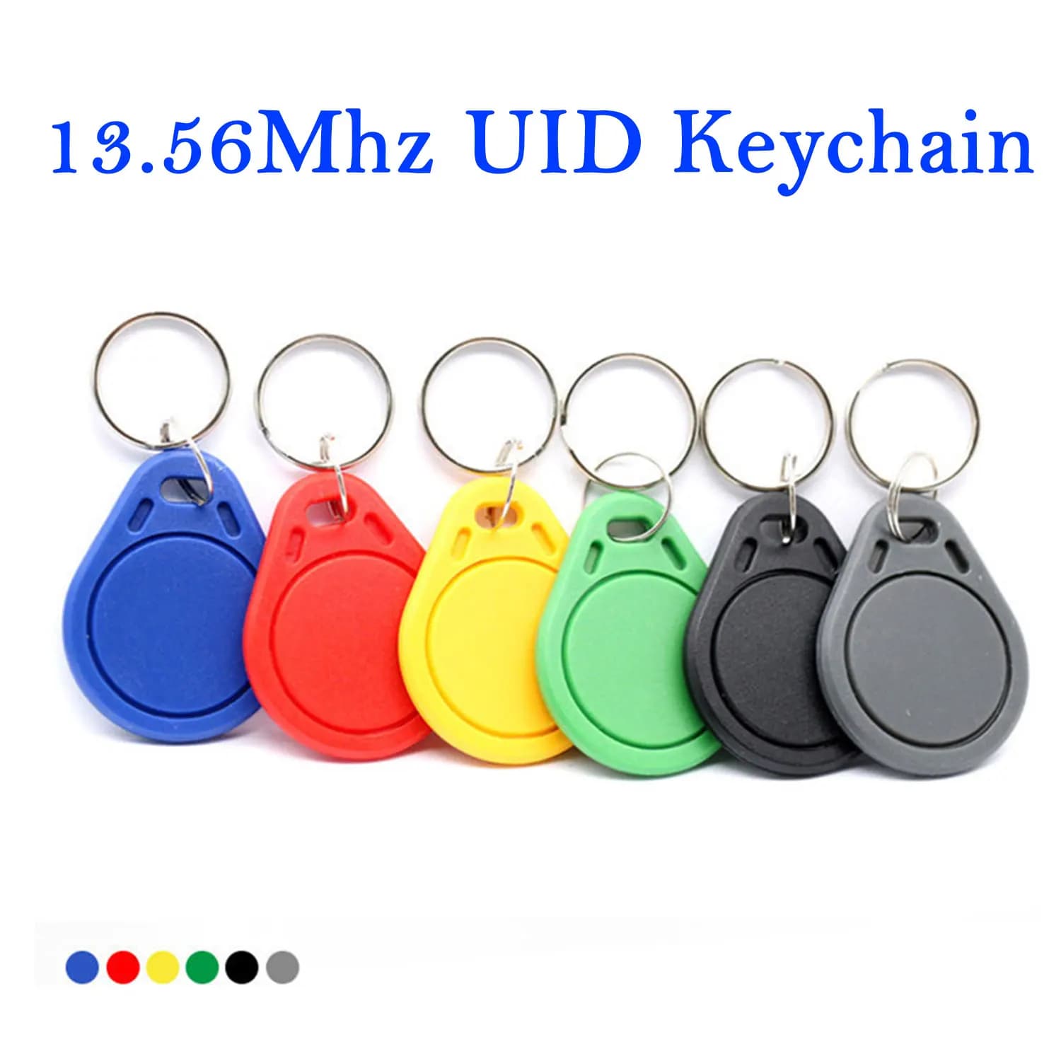 UID Portachiavi Riscrivibile RFID Smart Chip Clone Token 13.56Mhz IC Modificabile Magic Tag 1K S50 Copia Badge NFC Programmatore Anello