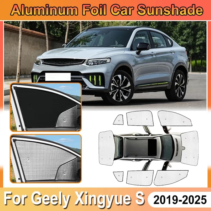 Accessori per Geely Xingyue S 2023 Tugella Knewstar 001, Parasole in Alluminio per Parabrezza, Protezione UV 2019-2025