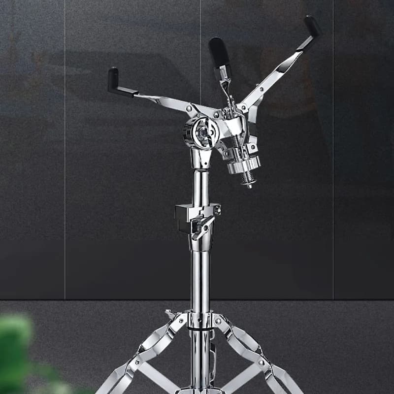 Supporto per rullante Accessorio per batteria ad altezza regolabile Piedini antiscivolo in lega robusta per pad per pratica batteria da 11 "-14" con blocco della memoria