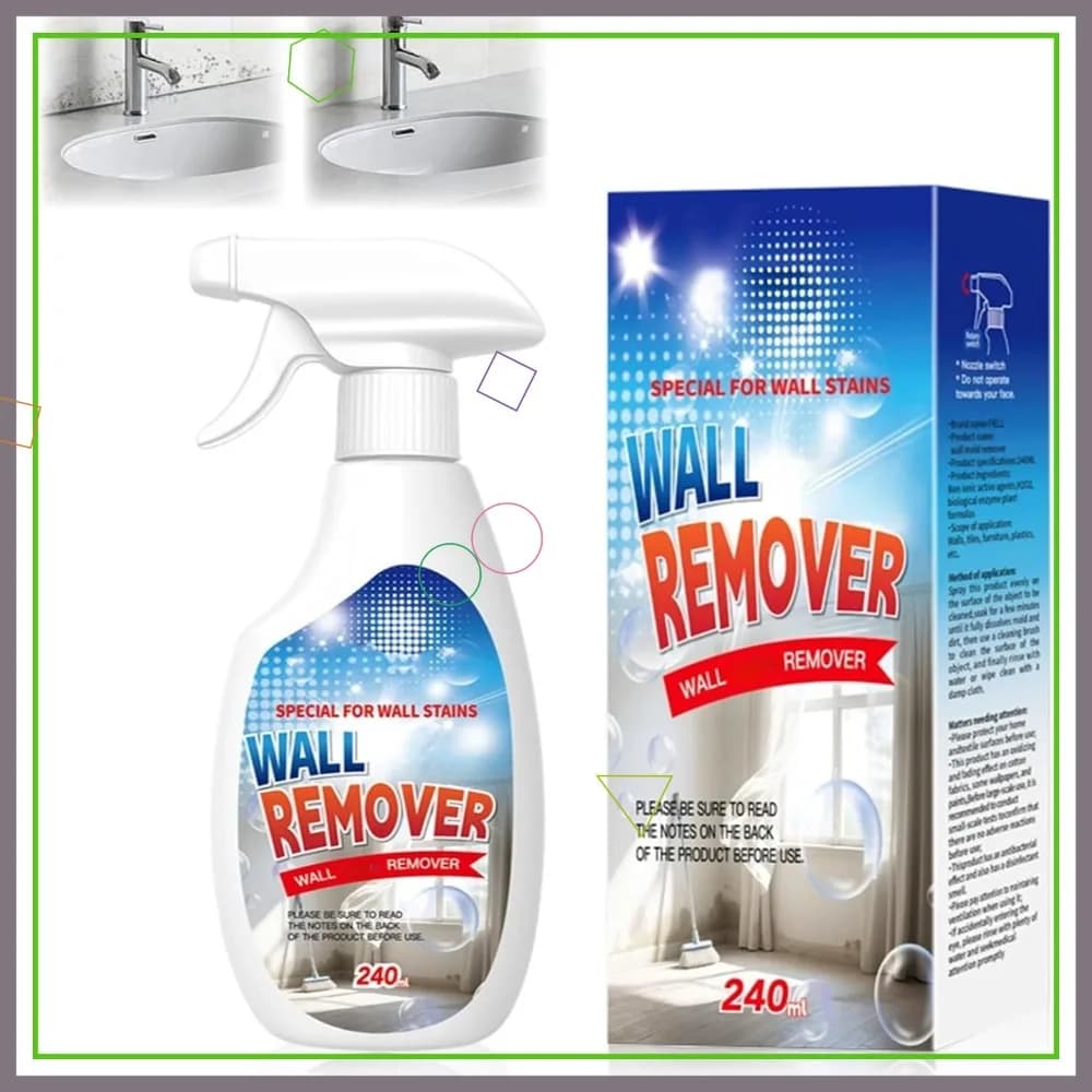 Spray detergente altamente efficace per pareti, legno, piastrelle, tessuti, bagni e cucine