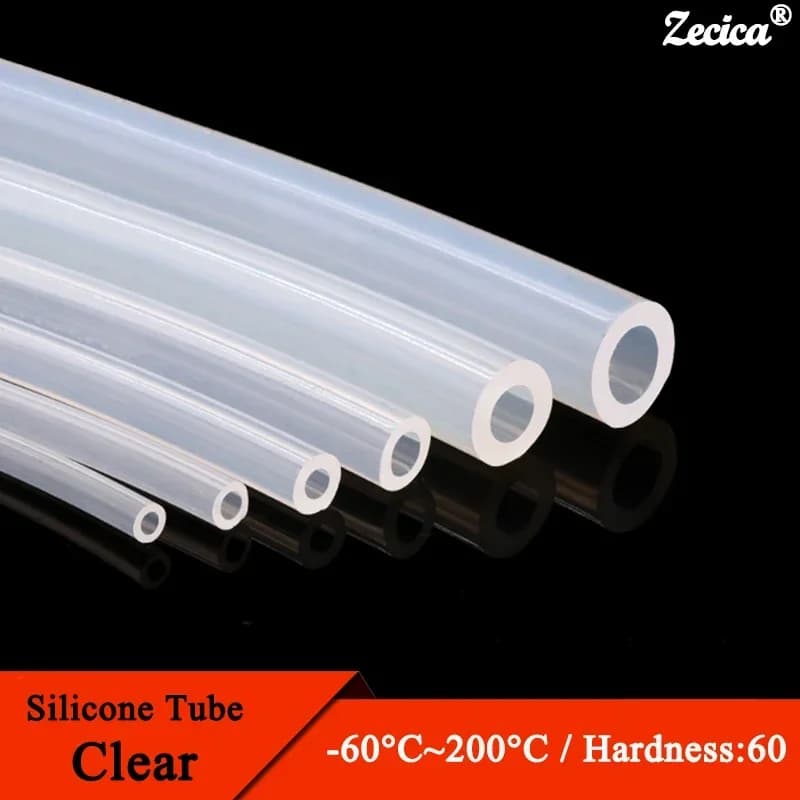 Tubo flessibile in gomma siliconica per uso alimentare da 1/2/5 m trasparente diametro 0,5 1 2 4 5 6 7 8 9 10 11 12 14 16 18 20 30mm tubo flessibile in silicone