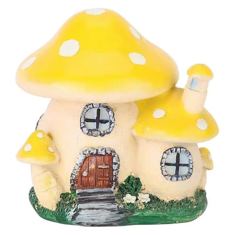 AEE2-Miniature Statue,Resin Fairy Garden House Statue,Miniature Landscape Garden Decorative Plant Pot Ornament