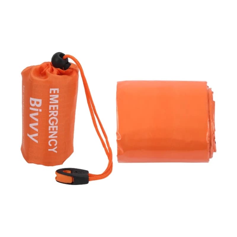 Emergency Sleeping Bags PE Aluminum Film Orange Survival Sack Simple Thermal Blanket For Camping Hiking