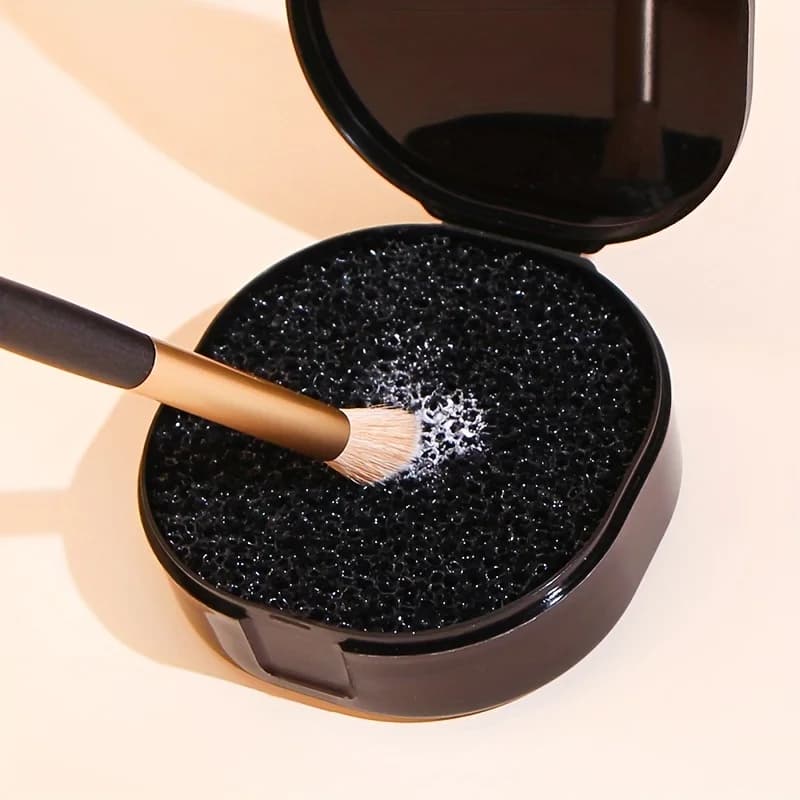 Makeup brush cleaning box sponge tool eye shadow brush quick drying cleaning box for lazy people