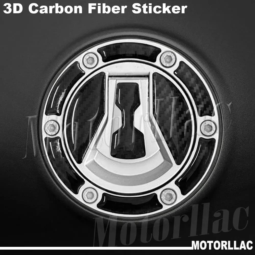 3D carbon fiber motorcycle fuel tank adhesive cap protection decals waterproof accessories for KTM 690 Duke