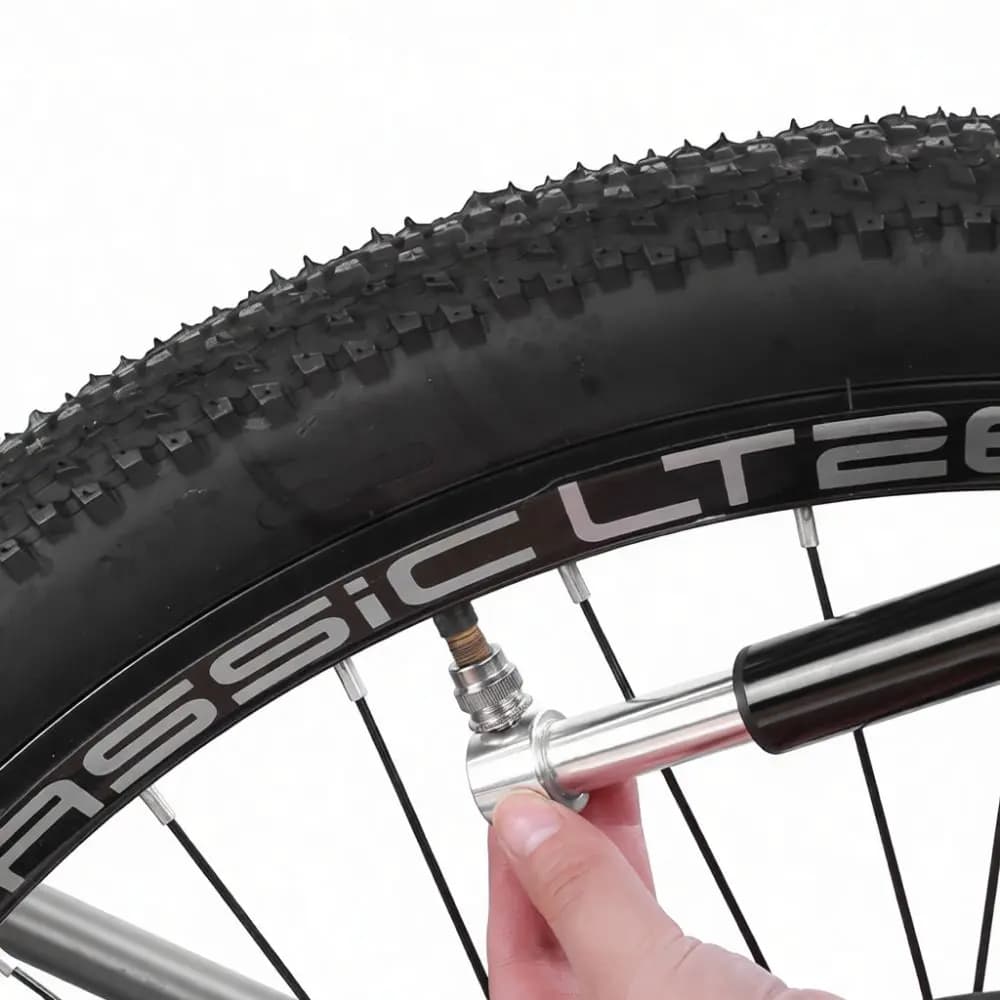 Mini Bike Pump Handheld Aluminum Inflator Portable Cycling Air Tool For Road Mountain Bicycle Presta Schrader Valve Basketball