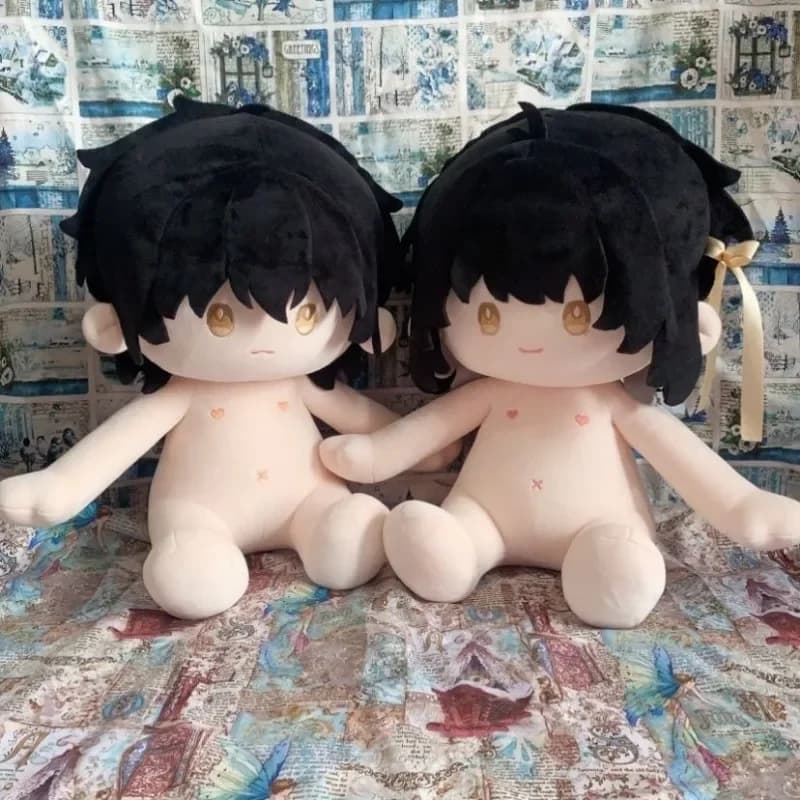 40 centimetri Anime Gioco Wuthering Waves Rover Kawaii Cosplay Morbido Cotone Corpo della bambola Del Fumetto FAI DA TE Posture Sedute Figure Ventole Regali
