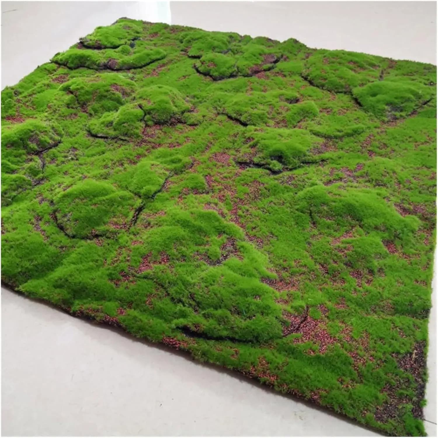 Artificial Moss Mat Fake Grass Rug DIY Synthetic Turf Landscape Artificial Grass Mats Lawn Carpet for Garden Patio Balcony DIY