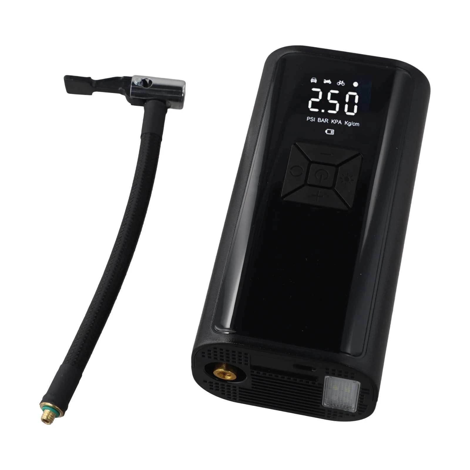 Gonfiatore portatile per pneumatici con compressore con display digitale 12V 12V Funzionamento elettrico 150 PSI Pressione massima per biciclette